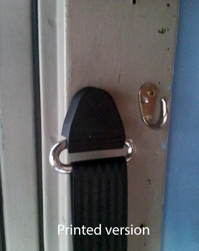 Classic Mercedes safety belt cap