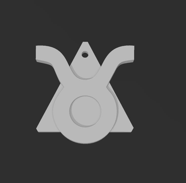 Taurus keychain necklace HD 17