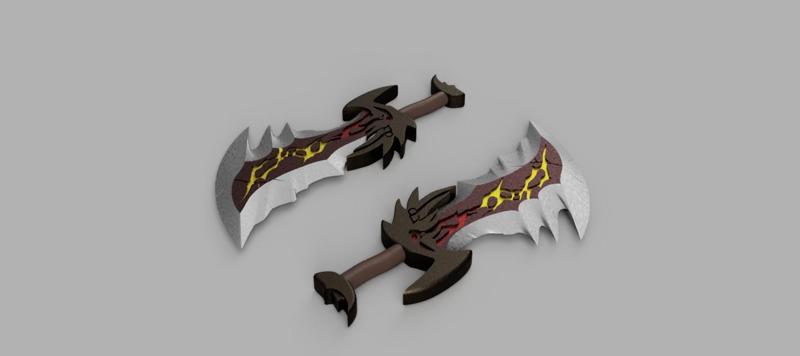 God of War Kratos Blades of Chaos (Greek Era)