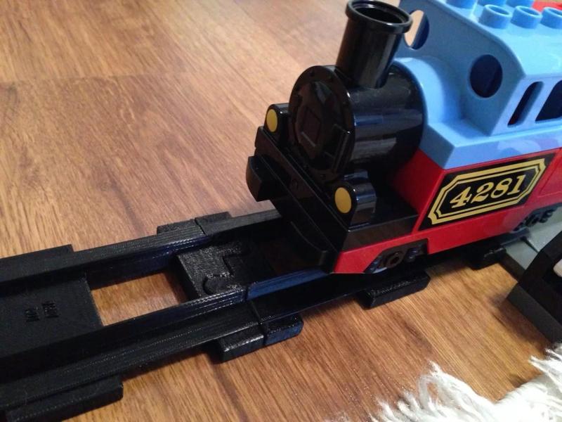 LEGO Duplo Short Straight Rail Track