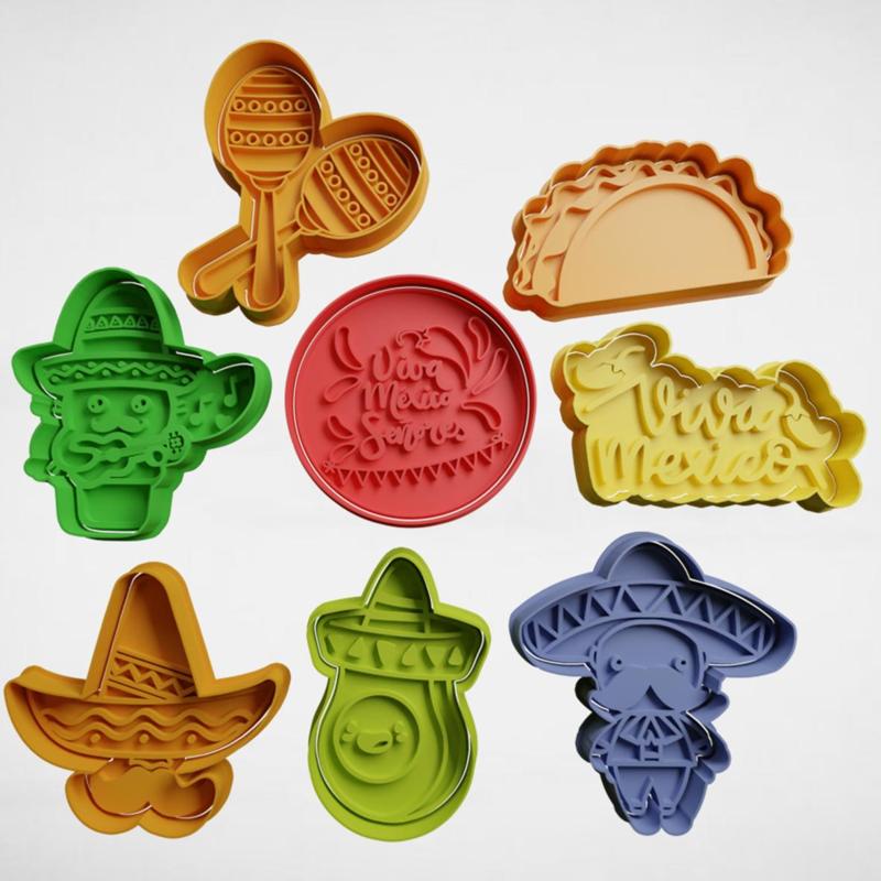 Mexico themed cutter set