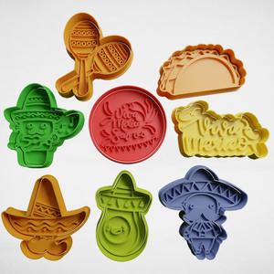 Mexico themed cutter set