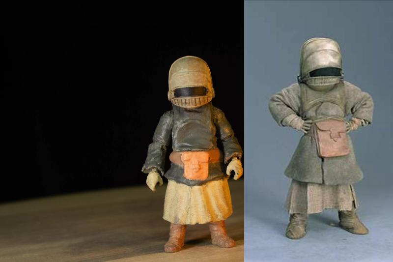 Tusken Raider Child Head and Pouch Action Figure Kit