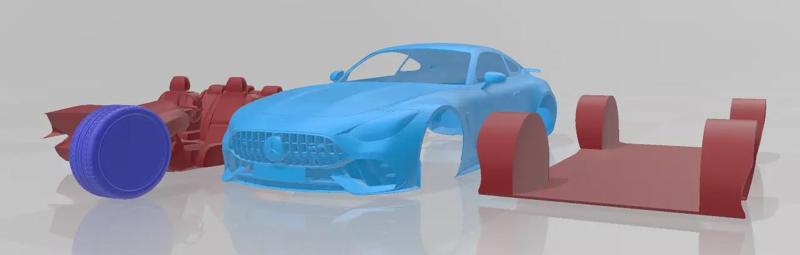 Mercedes Benz AMG GT63 PRO 2025 - 3D Printable Model