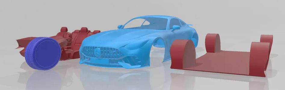 Mercedes Benz AMG GT63 PRO 2025 - 3D Printable Model