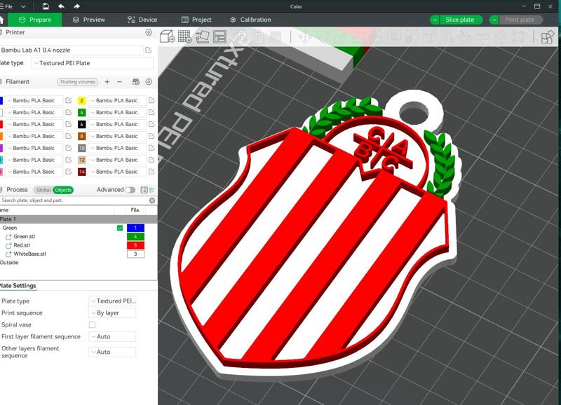 AFA Barracas Central club Coaster necklace and keychain Color Printable