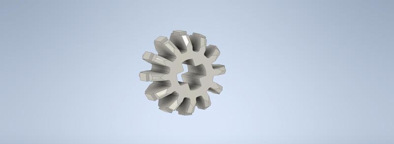 Gear 12Z double bevel gear