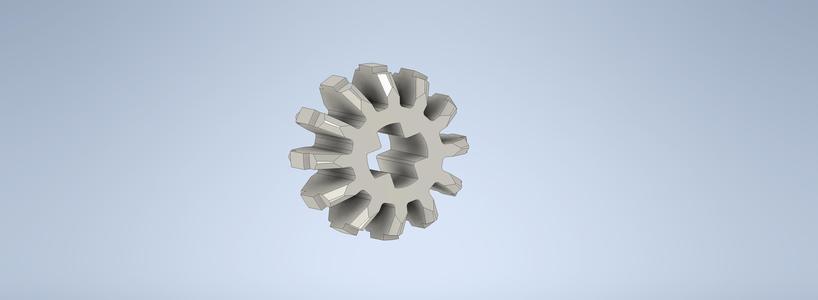 Gear 12Z double bevel gear