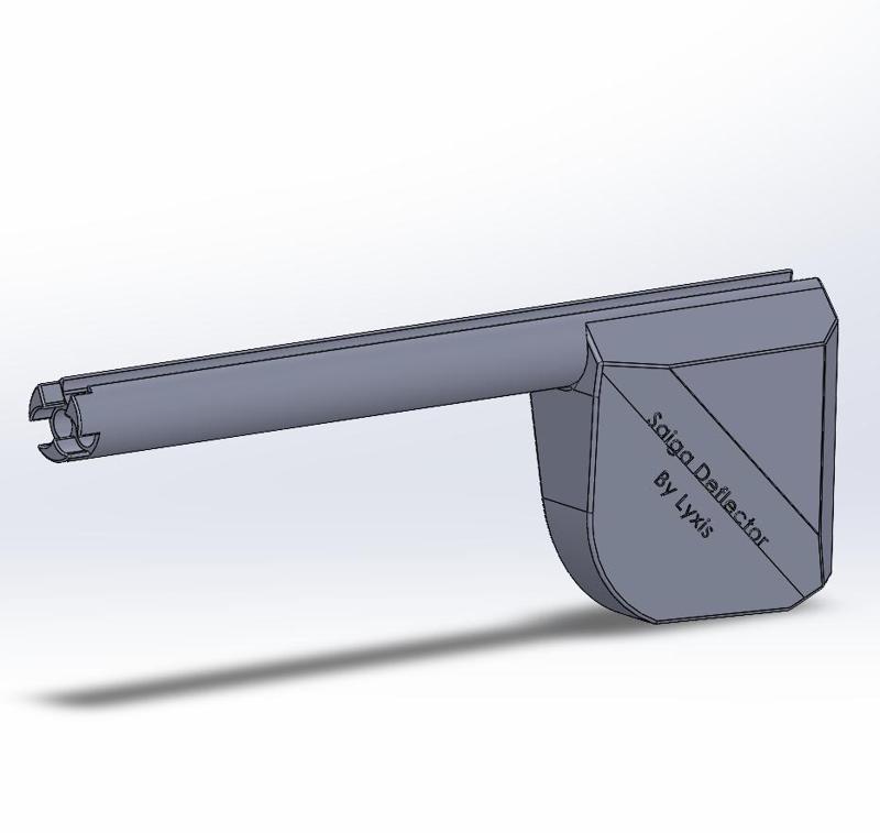 Saiga chrono deflector V2 For stock barrel