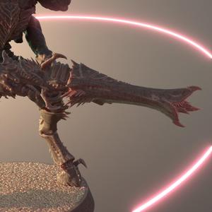 Hyperdetail Space Bugs of Death Warrior 3d model kit