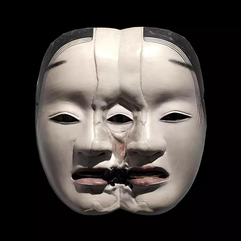 Japanese Dual Noh Mask toy
