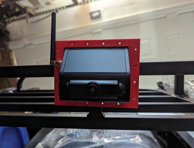 Wireless Reverse Camera Securing Mount