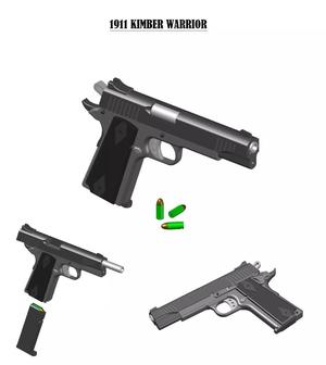 1911 KIMBER WARRIOR - DECOR and TABLETOP