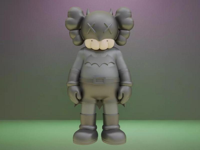 Kaws x Batman Collectible Art Toy Printable