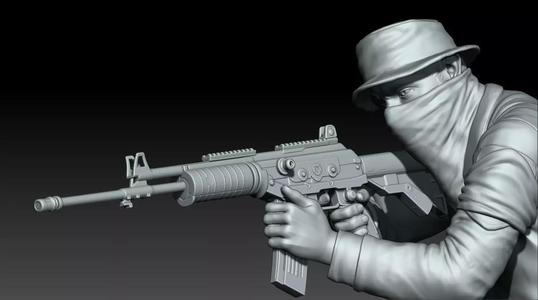 Guerrilla Figther -3D Print