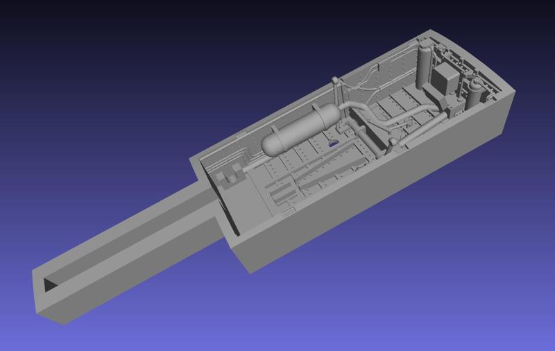 1/72 F-14 front gear bay for GWH