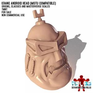 Krang Android Head Motu Compatible