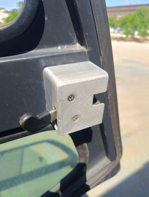 COVER (L+R) FOR Universal 502 Type LOCK Forklift Tractor Heavy Duty Metal Handle Lock Hardware Replacement Parts For Forklift Electric Tricycle