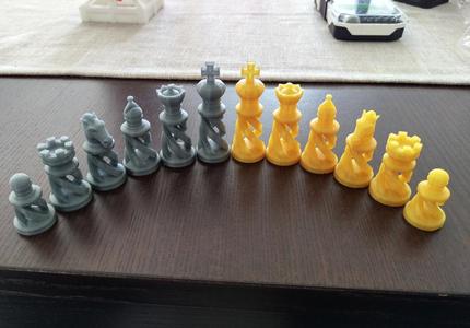 Another Spiral Chess Set