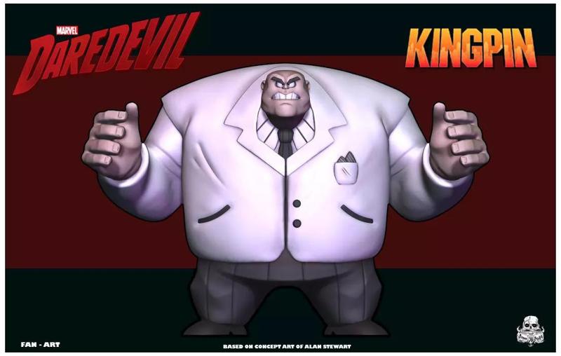kingping miniature  stylized