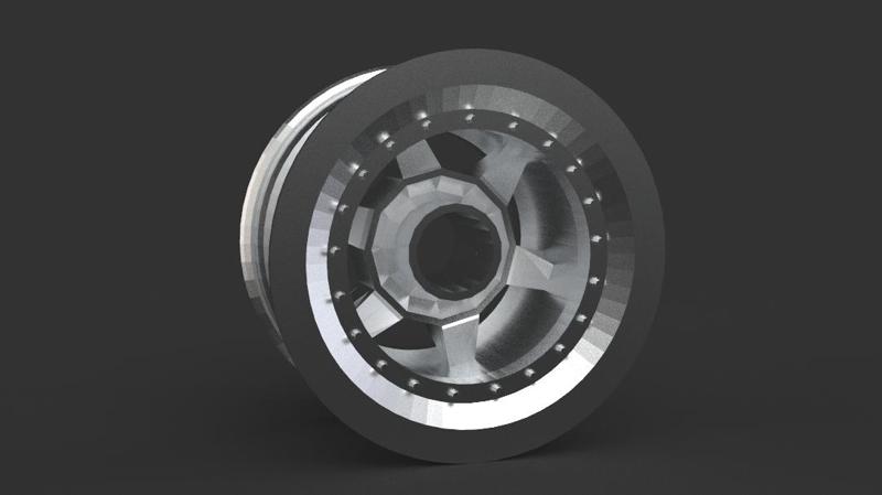 Wide Stanced Spoke Rim (No Tyre)