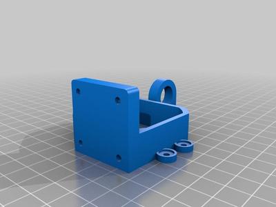 Mk8 extruder mount for P3Steel Toolson edition