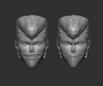 Kuwabara with Spirit Sword - Headsculpt for Action Figures