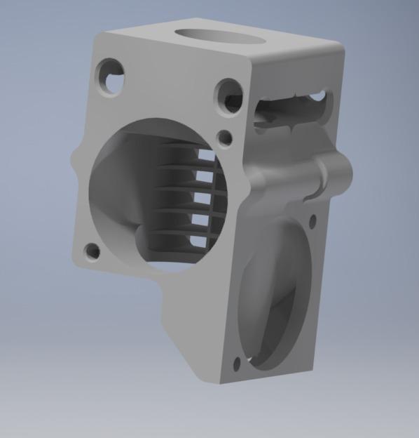 makibox E3D v6 holder +fan cooling