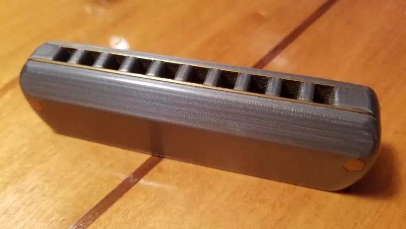 Harmonica real 3D Printable - Requires Marine Band reed plates