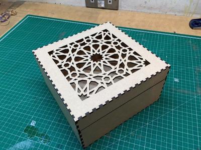 Moorish/Islamic/Muslim Laser Cut Box