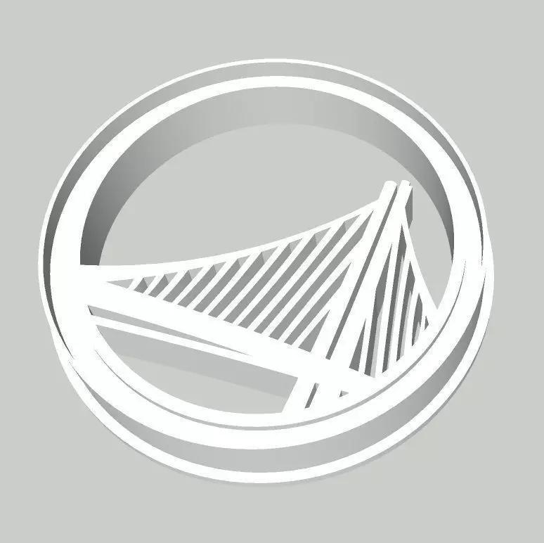 GSW Logo Cookie Fondant Cutter