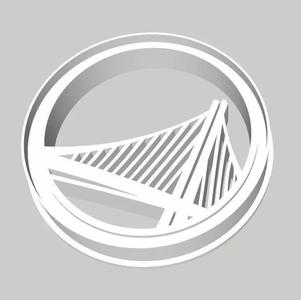 GSW Logo Cookie Fondant Cutter