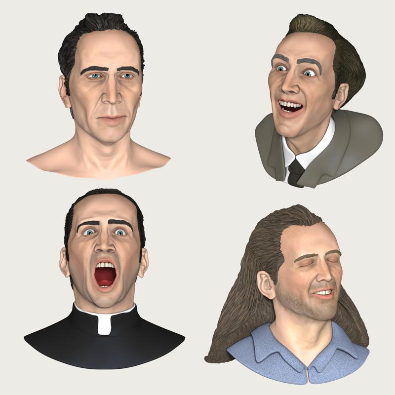 Nicolas Cage Heads