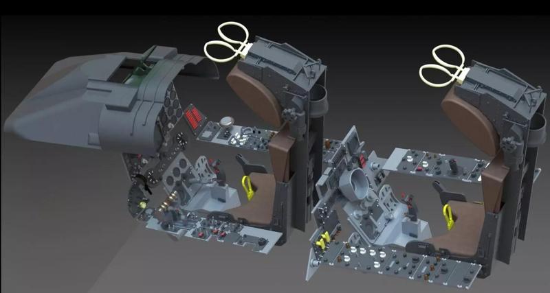 F4 Phantom Hight definition work  Cockpit