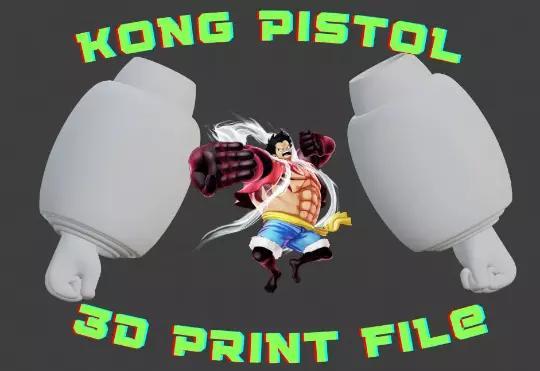 Gear 4 Luffy Kong Pistol One Piece Cosplay