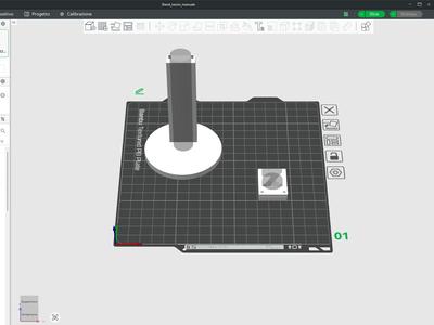 Simple stand for manual razor