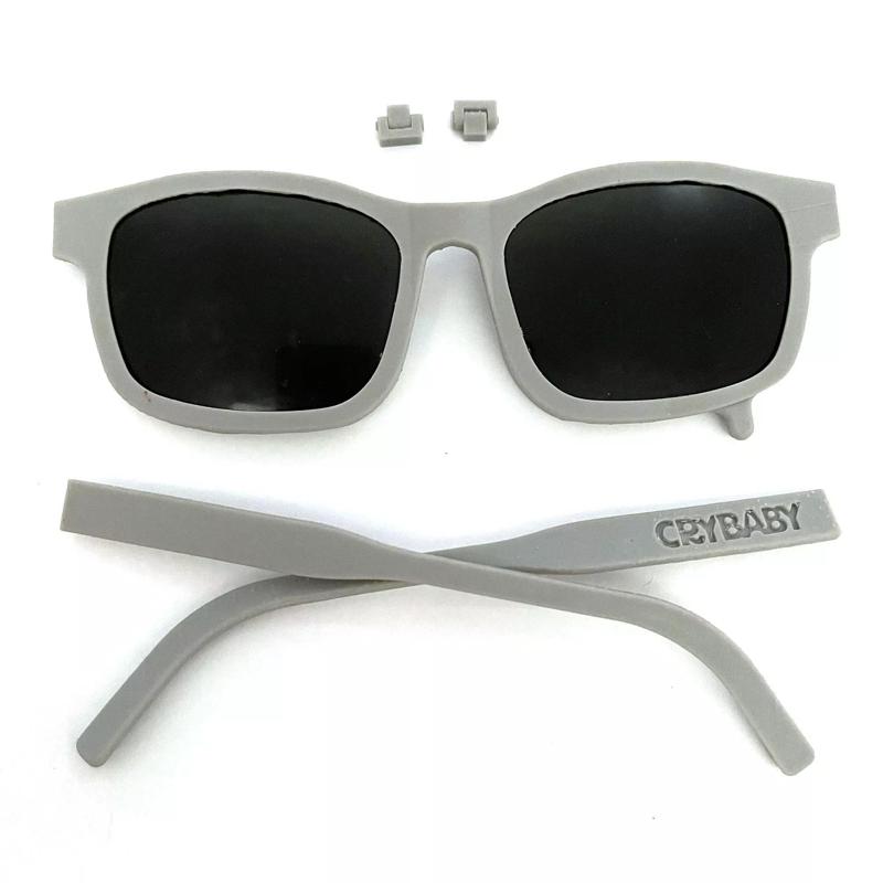 Crybaby Asymmetrical Sunglasses Royalty Free 3D Print Glasses