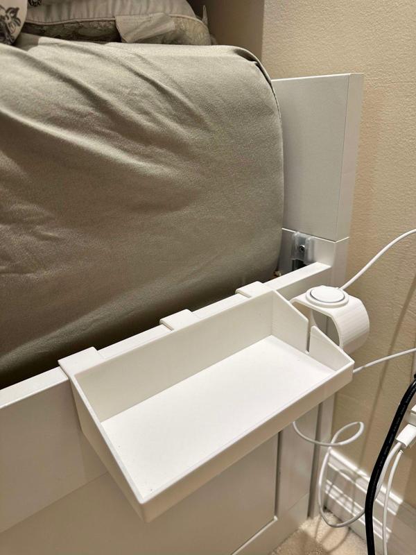 Phone and Apple Watch Charger Holder for Bedside