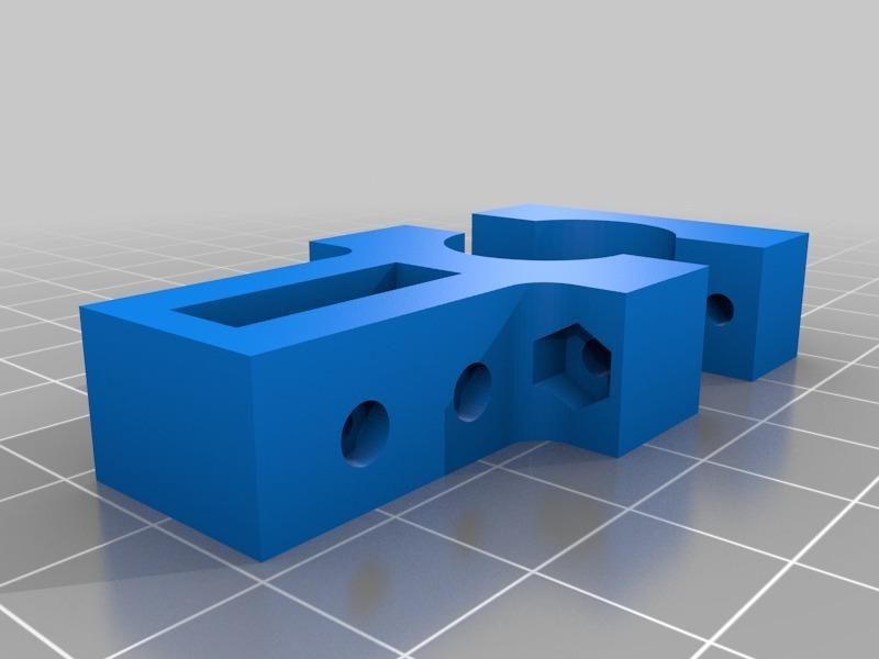Endstop housing for 3d printer with 8mm rail