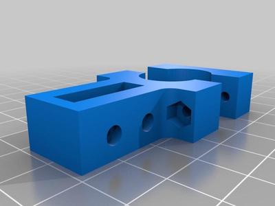 Endstop housing for 3d printer with 8mm rail