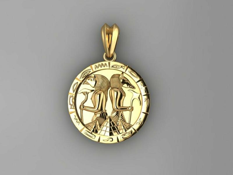 Egypt Coin  Pendant