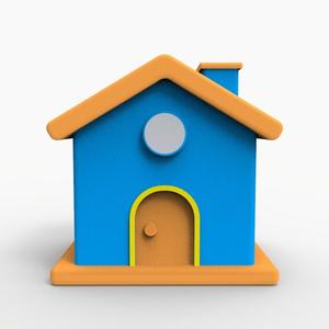 3D Cartoon House for Kids