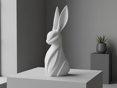 Modern design bunny