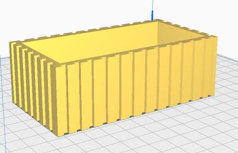 Long Bin for filament scraps