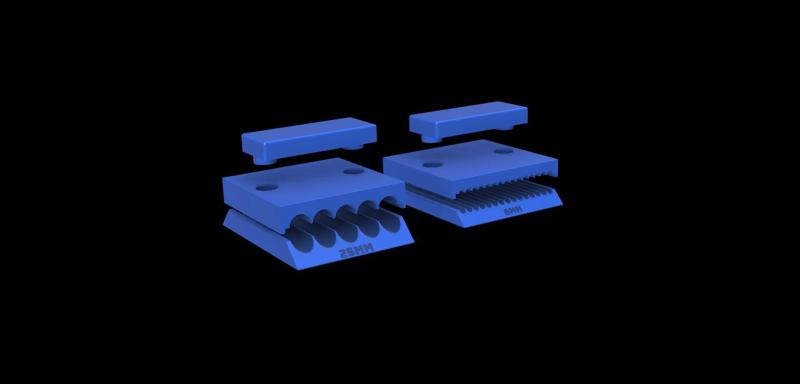 Kit Boleador 25mm e 8mm (Baitmaker bollies - Bait maker roller)