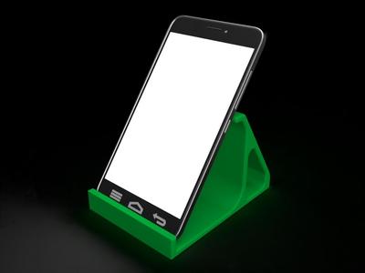 Simple desktop phone stand