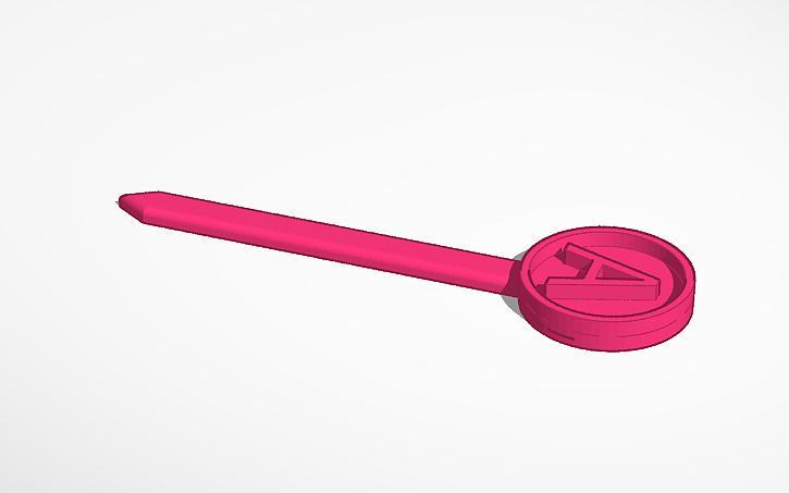 pinch letter A/ lousy letter A