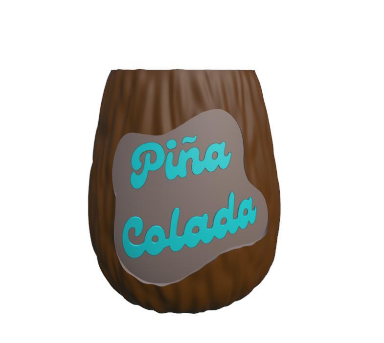 verre a coktail pina colada