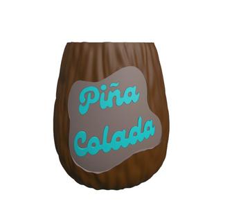 verre a coktail pina colada