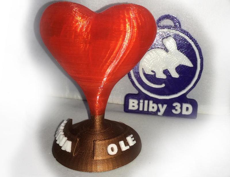 Valatines Day Heart With Name Plaque